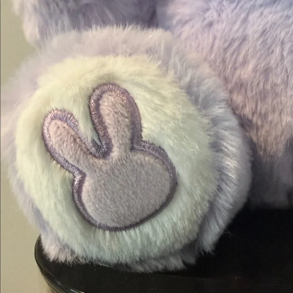 Plush Bunny Doll in Pastel Lavender - Picture 2 of 5